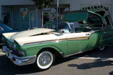 1957 Ford Skyliner has Classic Anodized Gold Fairlane-500 Side Panel Trim